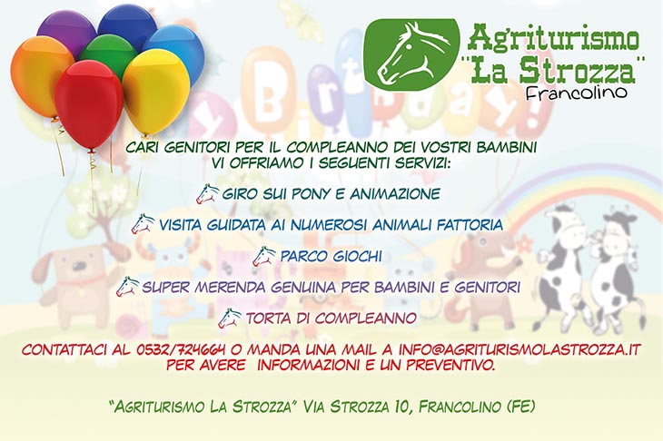 Agriturismo La Strozza compleanni